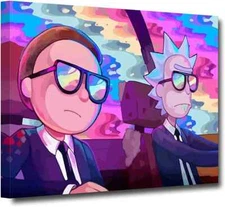 Canvas Wall Art - Cartoon Framed Wall Prints Wall Decor Stretched and Framed Wal