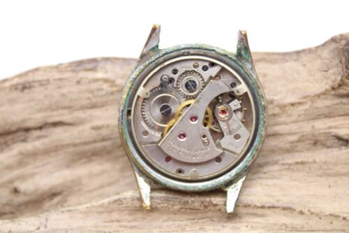 ELOGA MERIDIAN BYX 17j INCABLOC MEN'S WATCH 31.2mm 16.7mm LUG FOR REPAIR (GH3) - Picture 3 of 6