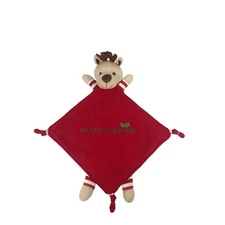 Linmark Reindeer Plush Lovey My First Christmas Baby Security Blanket Knotted