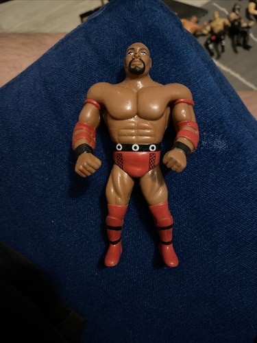 AHMED JOHNSON  WWE WWF JUST TOYS Series 3 bend ems...
