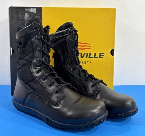 8.5 REGULAR NIB MENS BELLEVILLE TACTICAL RESEARCH TR102 MINIMALIST BOOTS BLACK