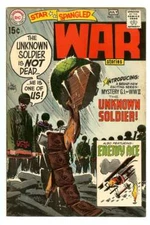 STAR SPANGLED WAR STORIES #151 5.5 // 1ST APPEARANCE OF THE UNKNOWN SOLDIER 1970