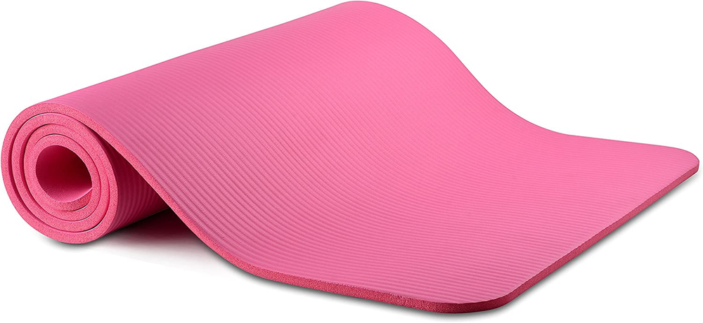 Extra thick 1/2-inch high-density anti-tear yoga mat for exercise