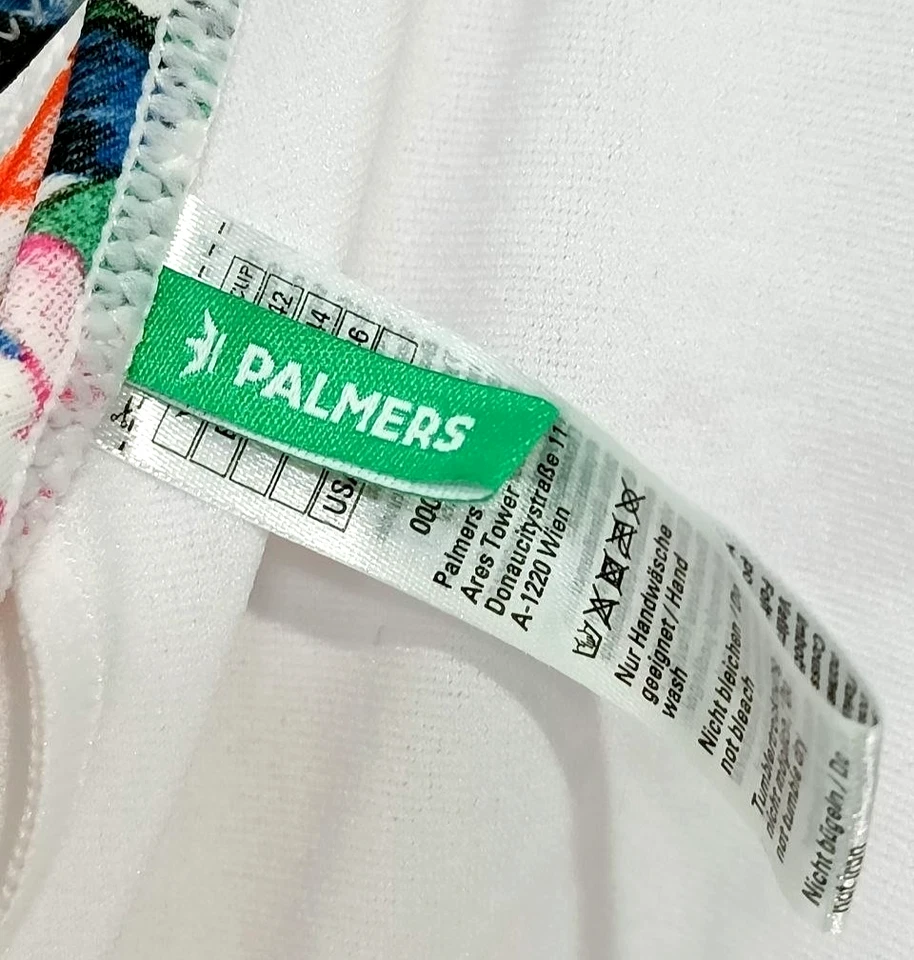 PALMERS Damen Badeanzug Gr. 40 - 42 Floral Schwimm Einteiler bunt Cup Strand - Bild 3 von 4