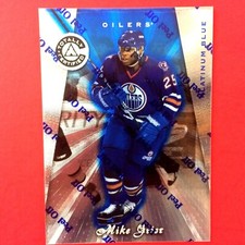 Mike Grier 1997-98 Totally Certified Platinum Blue #73 0325/3099 Edmonton Oilers