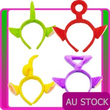 AU Teletubbies Laa laa Po Dipsy Tinky Winky Head Band Dress Up Costume Accessory