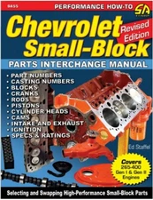 SA55 Chevrolet Small Block Parts Interchange Manual Casting Numbers Heads Crank
