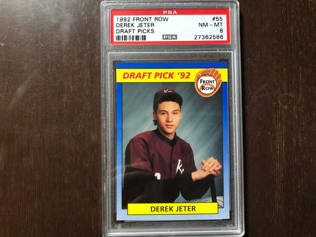 1992 Front Row Derek Jeter Draft Picks Rookie Card PSA NM MT 8 55 EBay