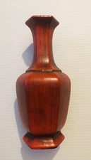 Vintage HAEGER USA Pottery Red Vase Centerpiece Collectible GS4D23