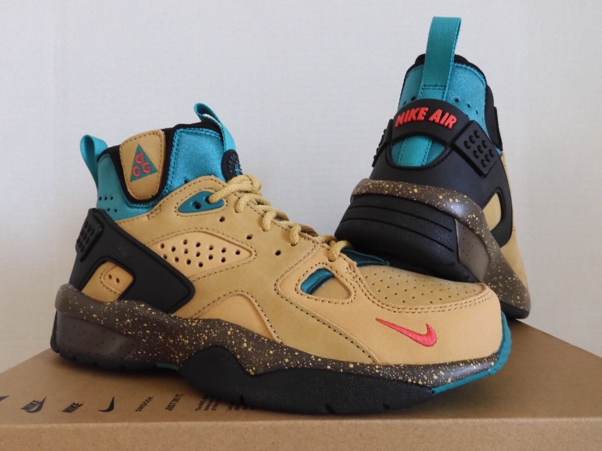 NIKE ACG AIR MOWABB TWINE-FUSION RED-CLUB GOLD SZ 6 [DC9554-700