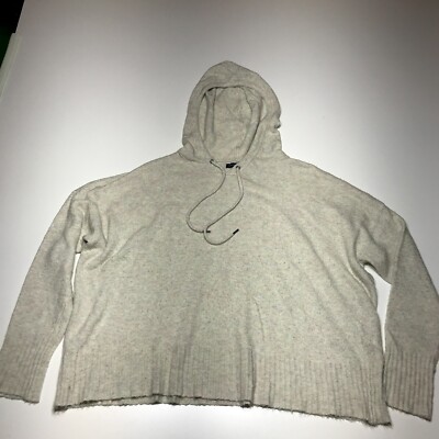 American Eagle Sweater Womens Size M Hooded Pullover Drawstring Super Soft 