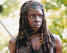 Danai Gurira signed autograph 20x25cm walking dead in person autograph COA