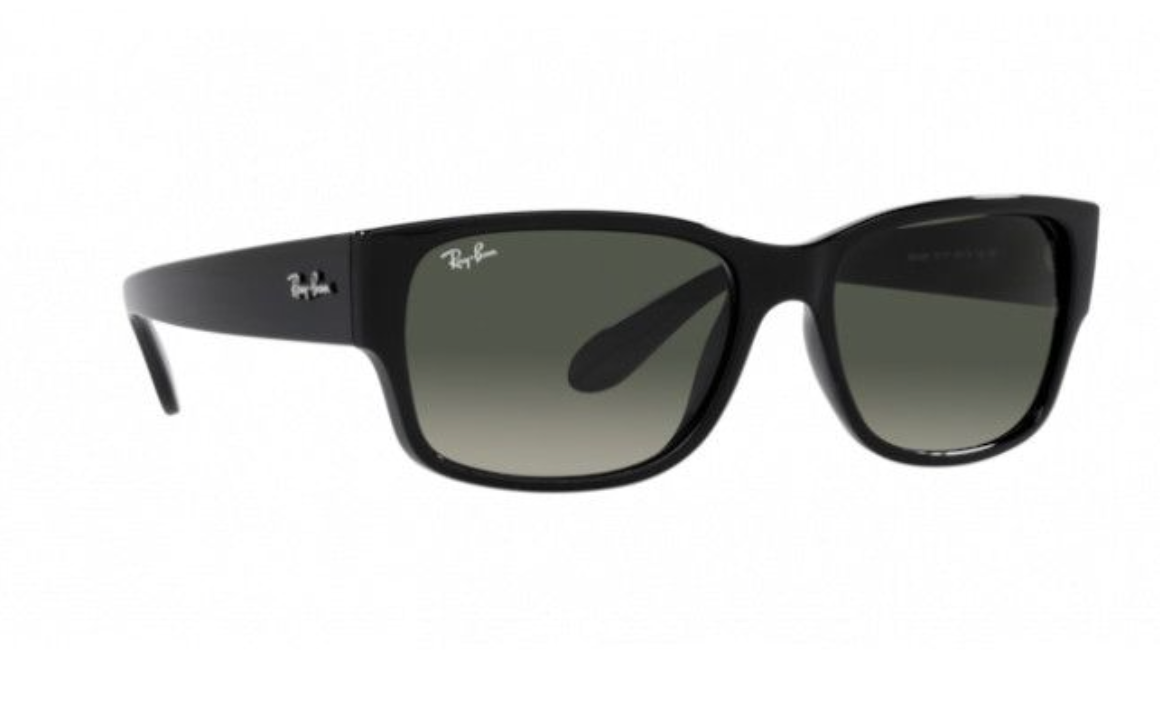 希少　オールドRay-Ban New Ray-Ban Sunglasses RB 4388 601/71 58-18 Large Black Frames