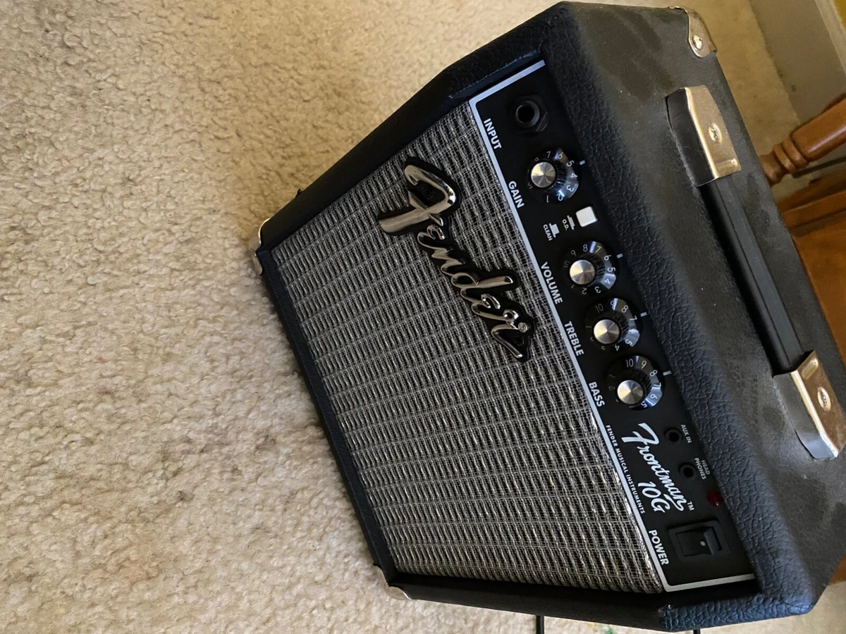 Fender frontman 10g 10w guitar combo amp black deals