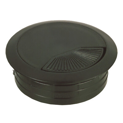 Rok Hardware Round Grommet, 2-3/8'' (60mm)  Diameter, Black  ROKRG60BLK