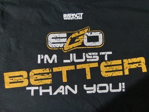 Camisa TNA Impact Wrestling EGO Better Than You XLarge Negra - Imagen 2 de 5