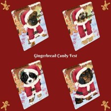 Christmas Gingerbread Candyfest Dog Cat Pet Photo Lovers Sherpa Fleece Blanket