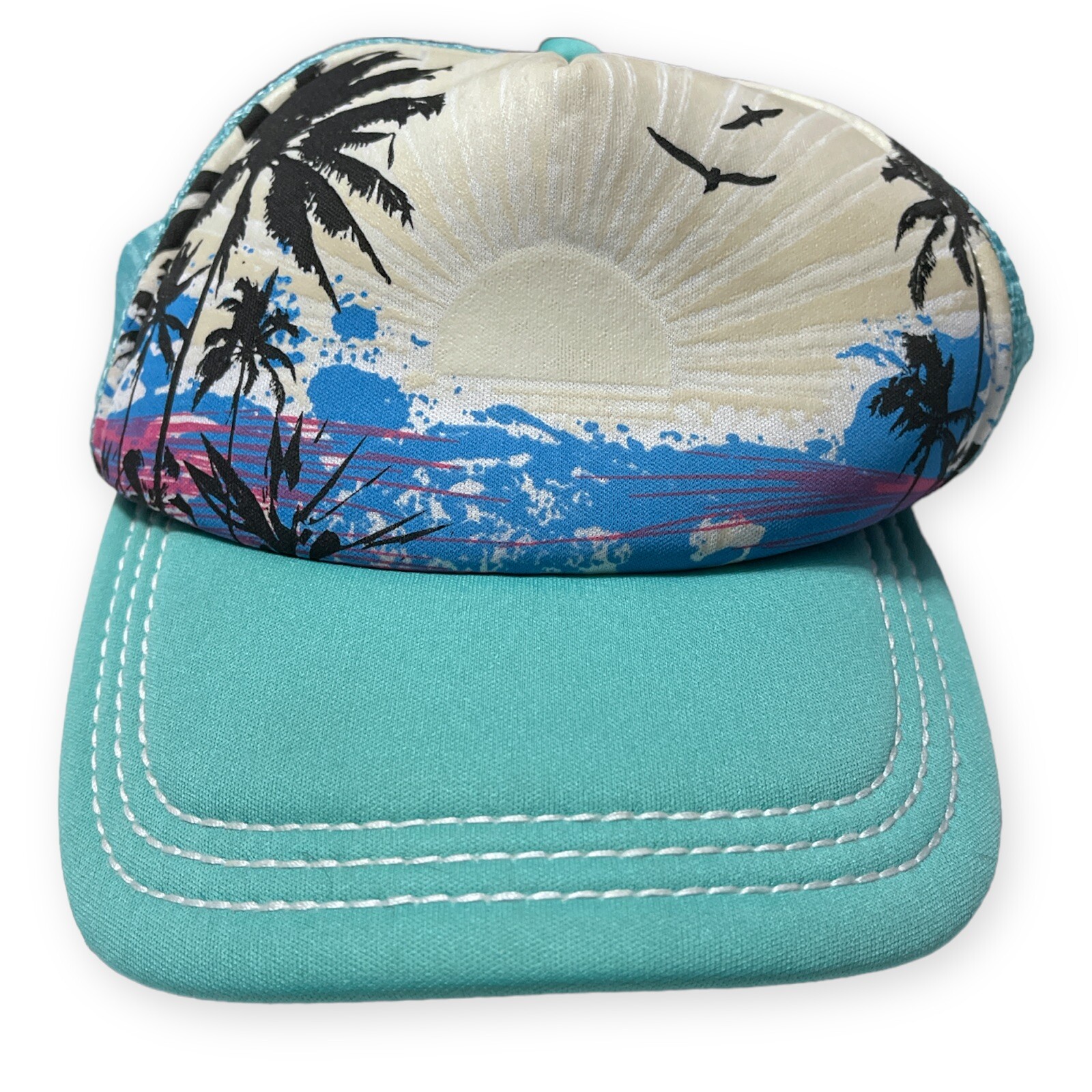 Del Sol Beach Baseball Cap Tropical UV Ray Activated … Gem