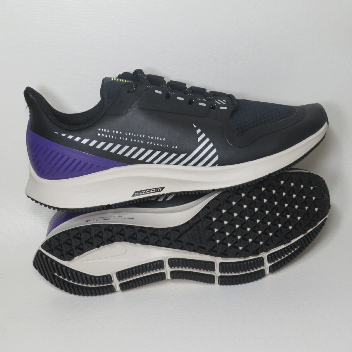 NIKE - Nike Air Zoom Pegasus 36 Shield Black 防水 Nike Air Zoom Pegasus 36 Shield 'Triple Black' AQ8005-001