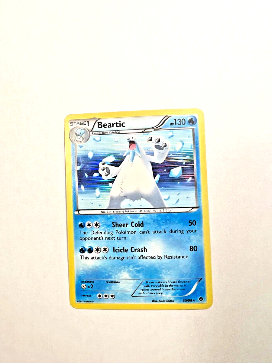 Beartic (30/98) [Black & White: Emerging Powers] Heavily Played Holofoil