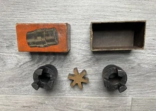 Vintage Boston Gear Works FCR-15  3/4 Bore FCBB 15 Three-Jaw Coupling W/ Box USA