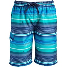 KANU SURF MEN'S SPRINT BLUE/GREEN SWIM TRUNKS/SHORTS ASSORTED SIZES NEW 4455