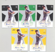 2020 Leaf Perfect Game Auto Five card lot Juan Correa