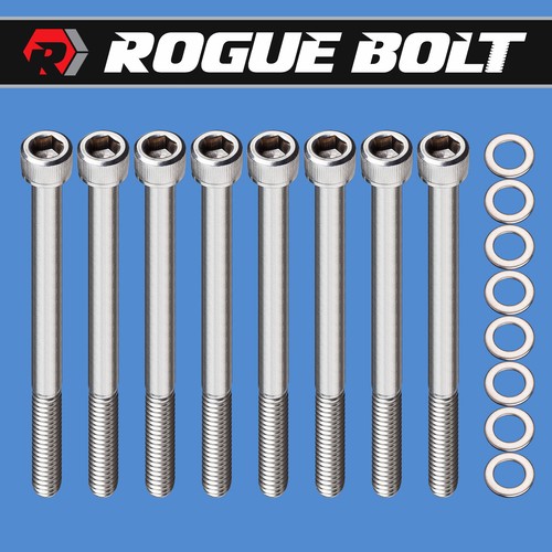 SBC CENTERBOLT VALVE COVER BOLTS STAINLESS KIT CHEVY 5.0 5.7L VORTEC