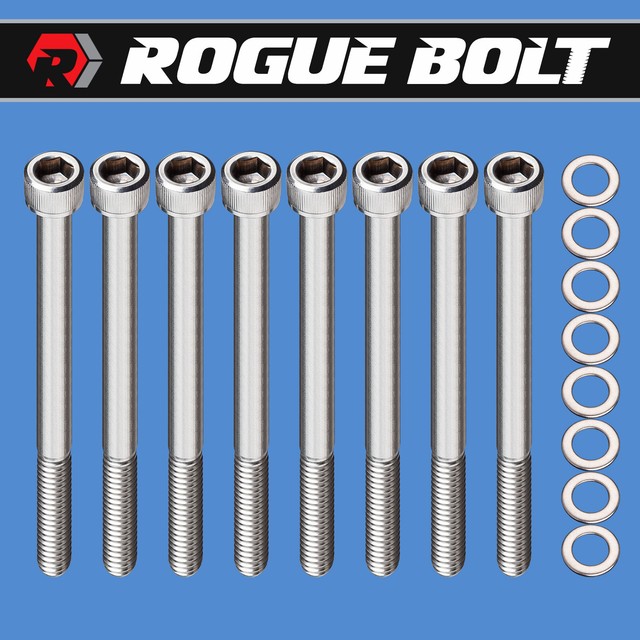 SBC CENTERBOLT VALVE COVER BOLTS STAINLESS KIT CHEVY 5.0 5.7L VORTEC TBI TPI LT1 eBay