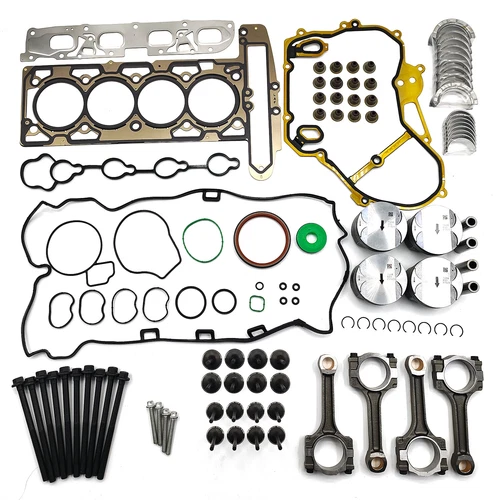 Engine Rebuild Overhaul Pistons Valves Seals Kit For Buick Chevrolet GMC 2.4L - Picture 5 of 9
