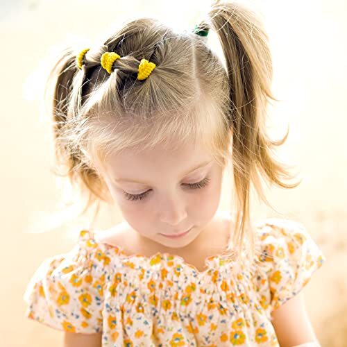 120 Pcs Baby Hair Ties Girls Hair Bands Multicolor Seamless Soft Hair Elastic... - Picture 6 of 6