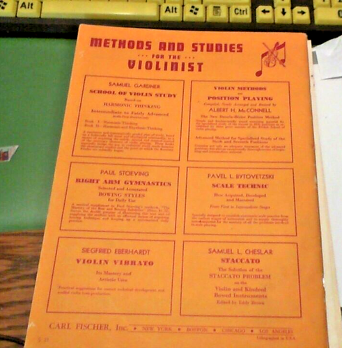 Wohlfahrt Foundation Studies for the Violin Book II by K.H. Aiqouni - Picture 2 of 5