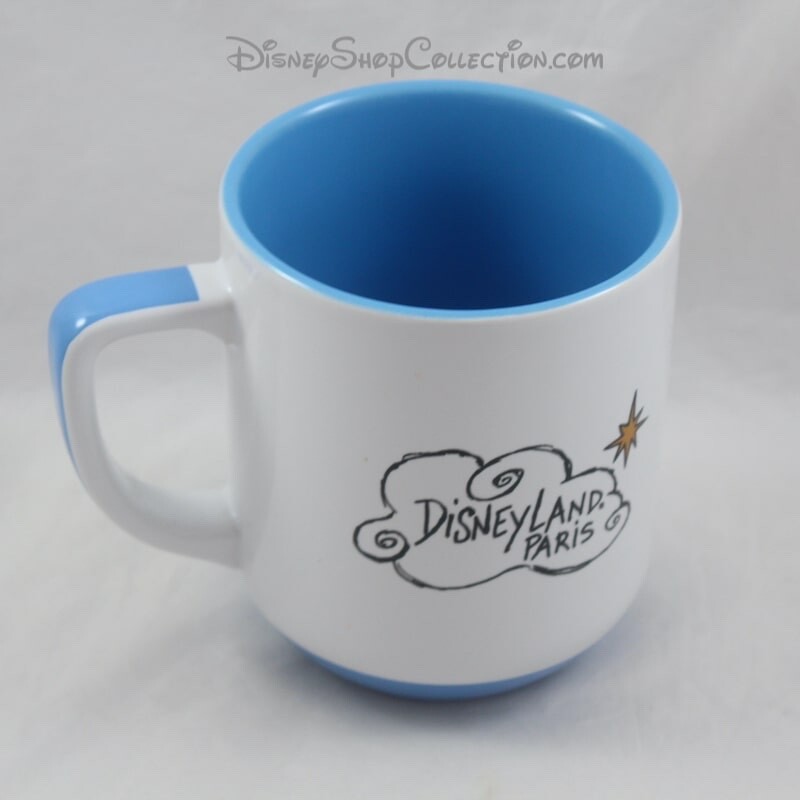 Mug Génie DISNEYLAND PARIS Aladdin, grande tasse en céramique Disney bleue 11cm