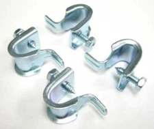 55 56 57 58 59 60 61 62 63 64 65 66 Chevy & Impala Fender Skirt Clips Clamps Set