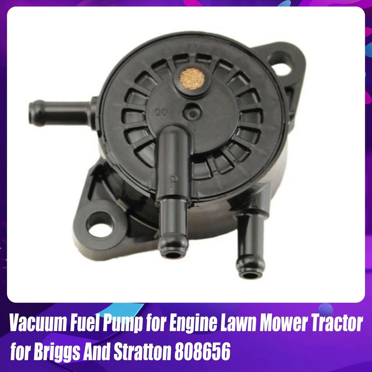 Engine Lawn Mower Tractor Vacuum Fuel Pump Fit For Briggs Stratton 808656 New