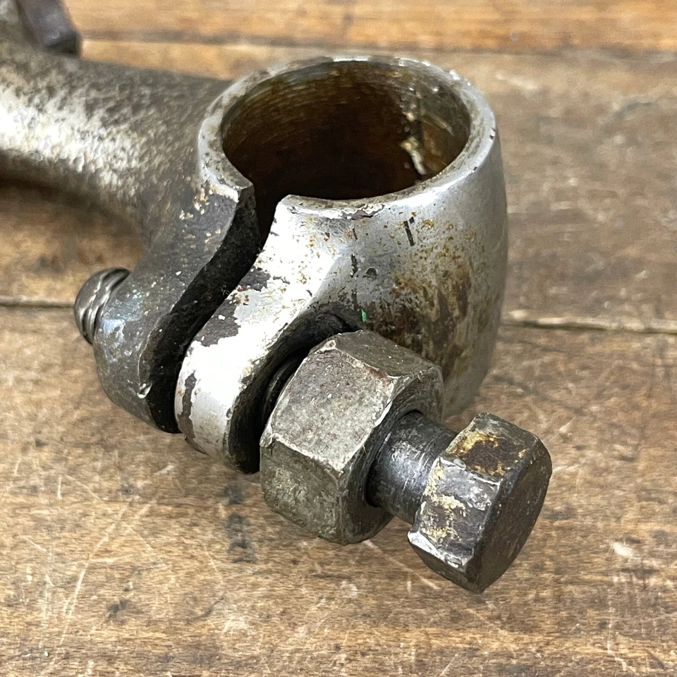 Vintage Steel Stem Balloon Tire Klunker 40s 50s Quill Postwar Neck Cruiser Bike - Image 2 of 4