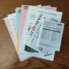 Model Power advertisements 1/87 HO N G O-27 1992 1999 order forms Roundhouse