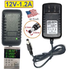 12V 1.2A AC/DC Adapter Power Supply for Home Electrics with 5.5x2.1mm DC Plug