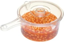 KitchenCraft Microwave Saucepan with Lid, BPA Free Plastic, 900 ml