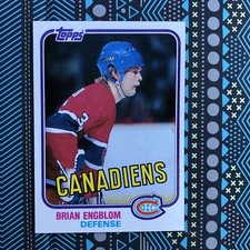 1981 Topps Brian Engblom #10 Montreal Canadiens Hockey Lot Of 50 Near Mint