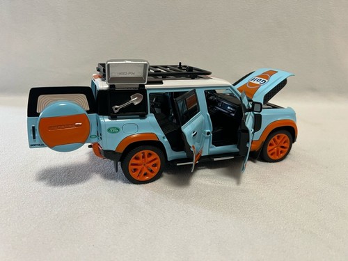 1:18 Land Rover Defender 110 Diecast Model Car Toy Collectible Sound Light Gift - Picture 47 of 48