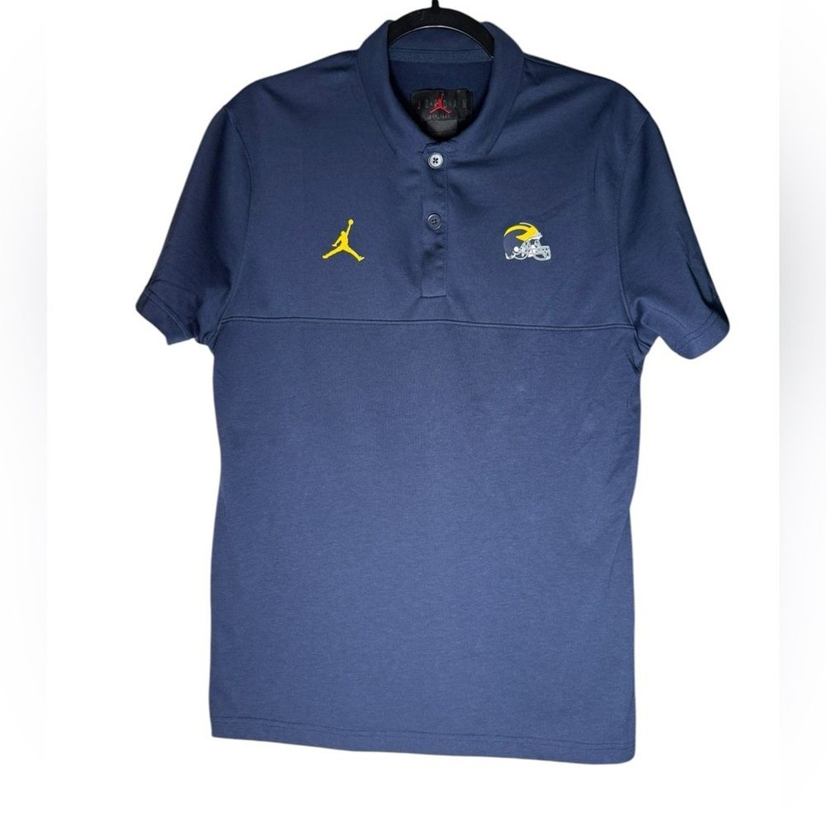 michigan jordan polo shirt