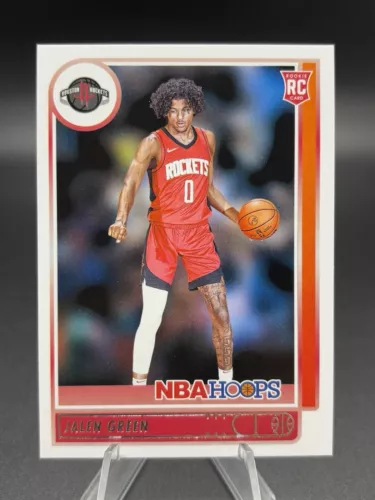 2021-22 Panini NBA Hoops #218 Jalen Green RC Houston Rockets