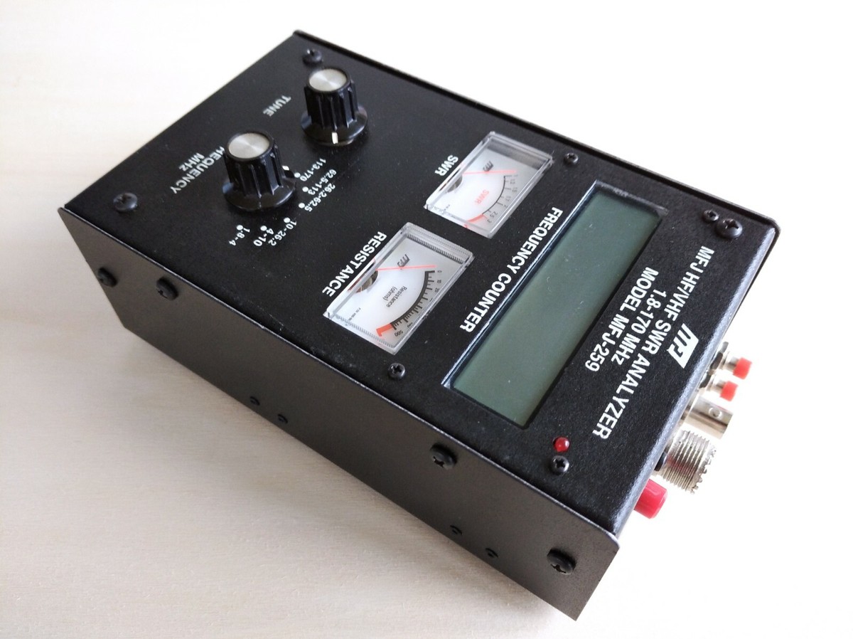 MFJ-259 HF/VHF SWR ANALIZER with RF Resistance Meter and MFJ-259 HF/VHF SWR ANALIZER with RF Resistance Meter and