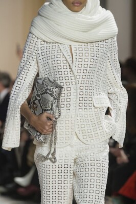 AKRIS Crochet Wool Seven Jacket SZ 46 = US 14 - NWOT RT $4,490.00 +Tx 