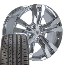 18 Rims Tires Fit Cadillac Cts Style 5x115 Chrome Wheels Ironman Tires 4717