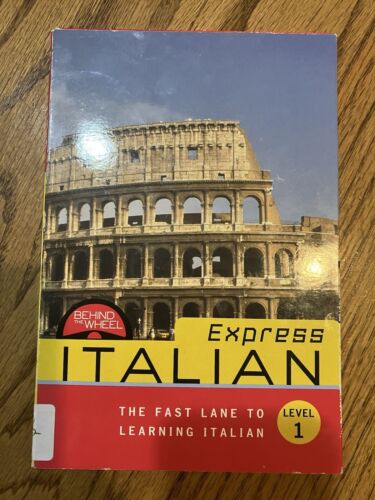 Behind the Wheel Express Italian - fast lane to italian Level 1 - 3 CD Set
