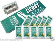 NEW!! Derby Extra Platinum Coated Double Edge Safety Razor Blades