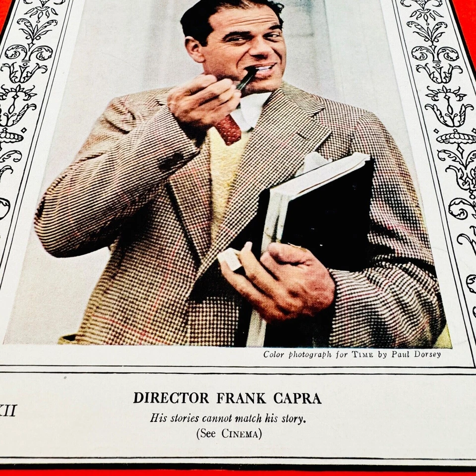 Time Magazine August 8 1938 Director Frank Capra - Image 2 of 4