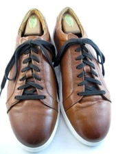 Allen Edmonds "COURTSIDE" Low-Top Leather Dress Sneakers 10.5 D  Chili (149N)